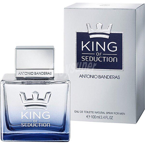 Colonia de caballero con vaporizador king of seduction 