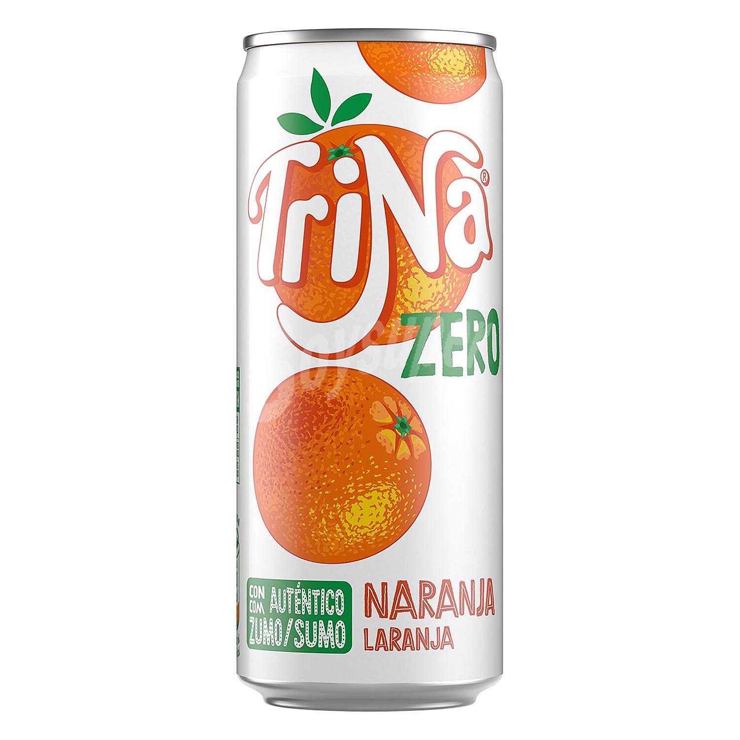 Refresco de naranja Trina zero sin gas