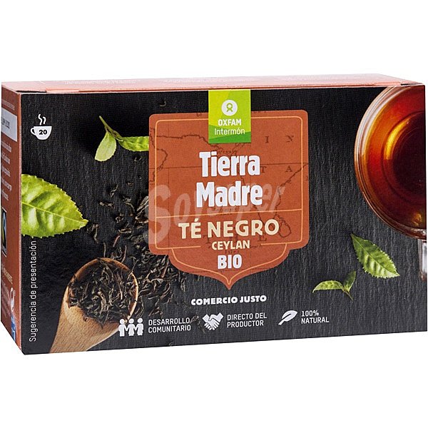 Tierra Madre té negro de Ceylán Bio