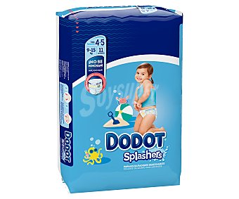 Pañales bañador desechables, talla 4-5 para niños de 9 a 15 kilogramos Splashers