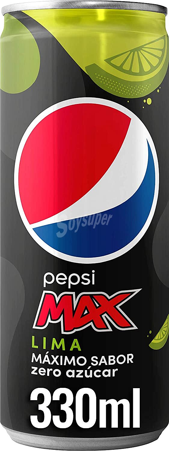 Pepsi Max Lima en Lata, Zero Azúcar