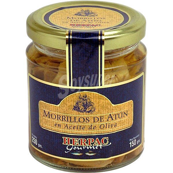 Morrillos de atún en aceite de oliva