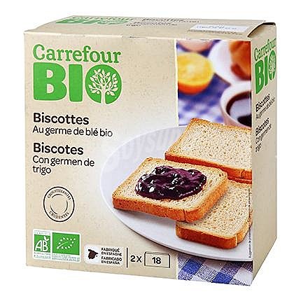 Biscottes normales ecológicos Carrefour Bio