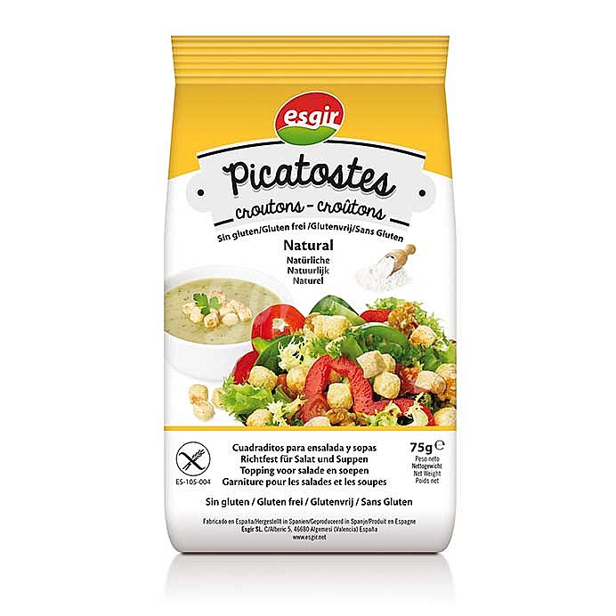 Picatostes naturales sin gluten