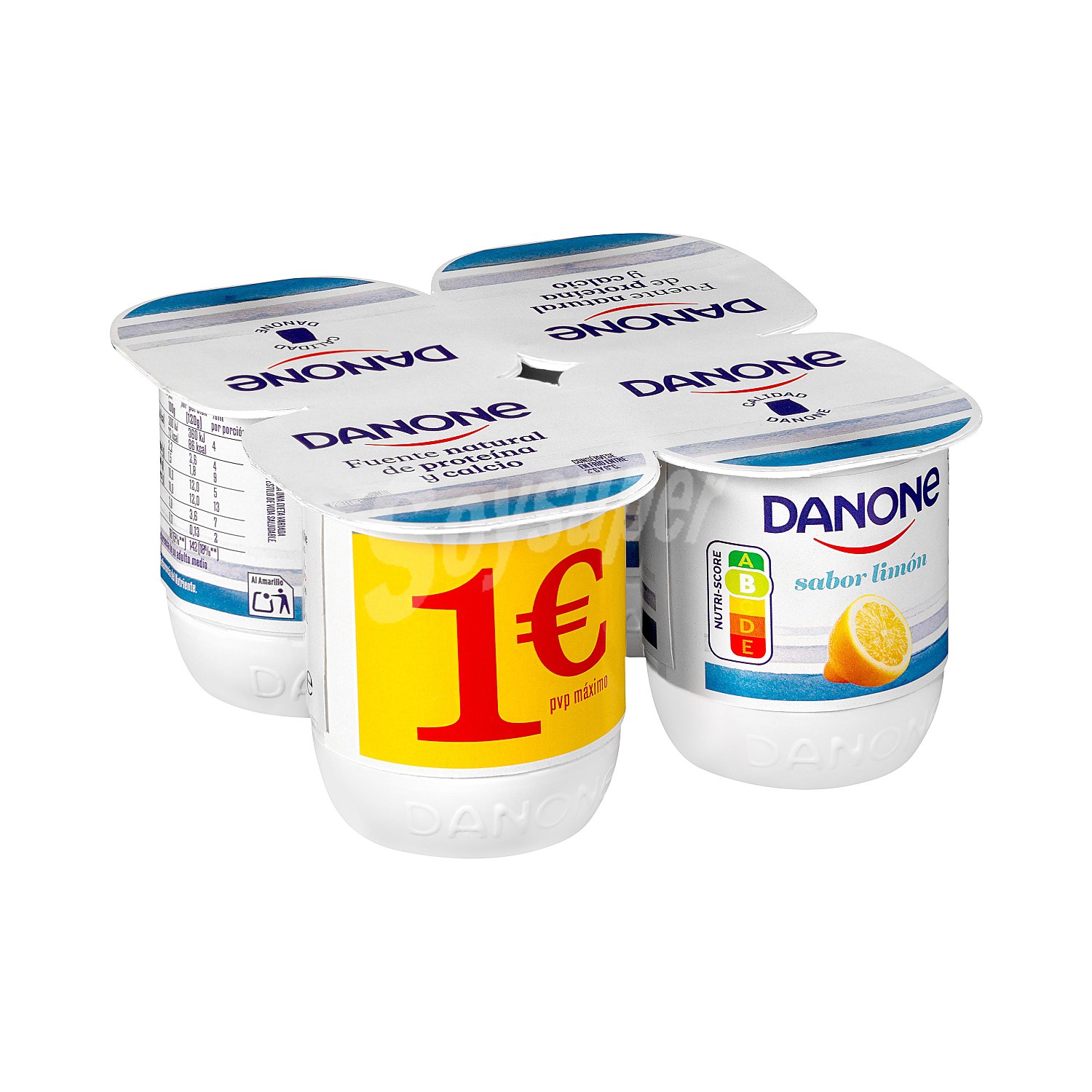 Yogur de limón sin gluten