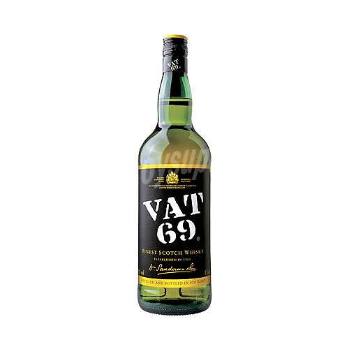 VAT 69 Whsky blended destilado y embotellado en Escocia VAT