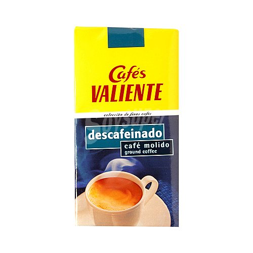 Cafés valiente Café molido descafeinado cafés valiente