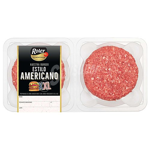 Burger meat XXL de vacuno al estilo americano roler Summumm