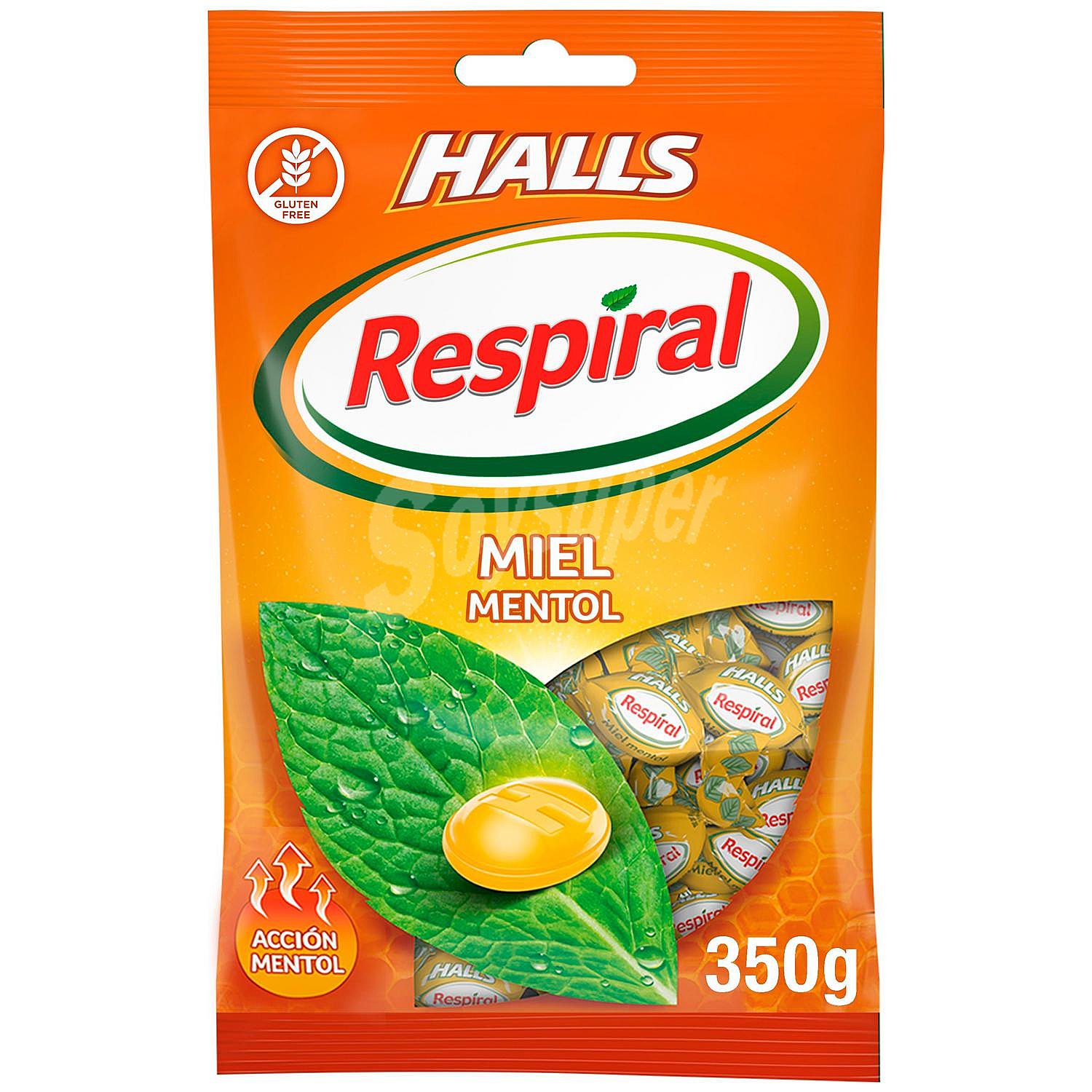 Caramelos sabor miel Respiral sin gluten