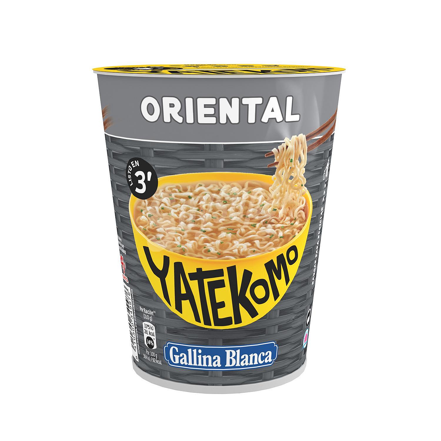 Fideos Orientales Yatekomo