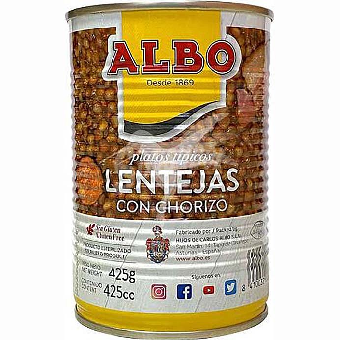 Lentejas con chorizo