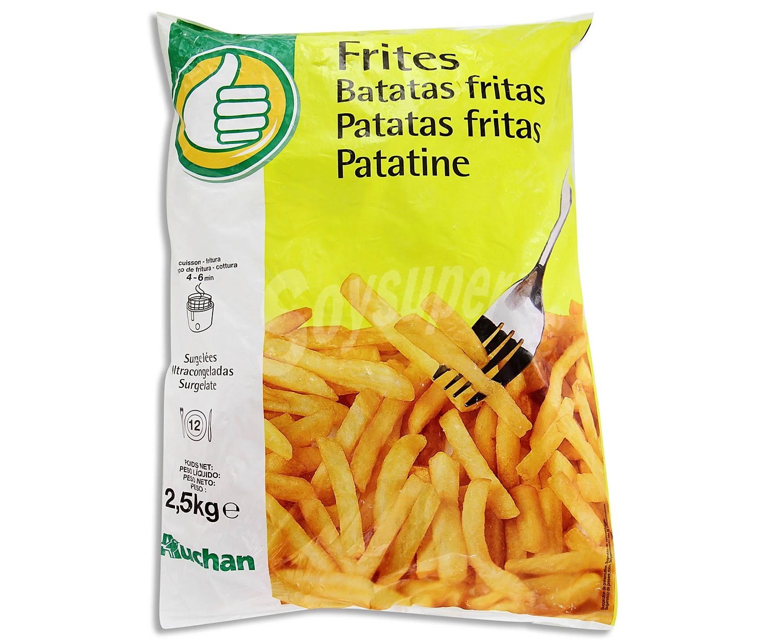 Producto económico alcampo Patatas prefritas y ultracongeladas producto económico alcampo