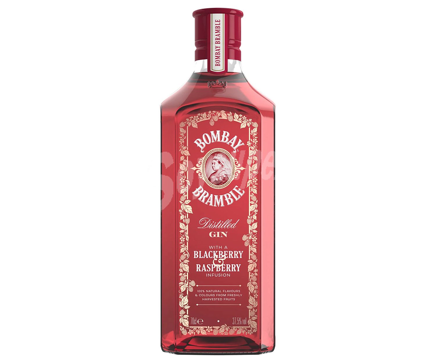 Bombay Ginebra destilada con sabor natural de moras y frambuesas bombay Bramble