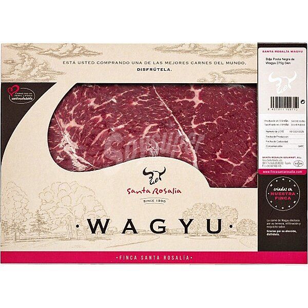 Vacuno de raza Wagyu tapa