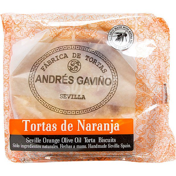 Tortas de aceite con naranja 6 unidades