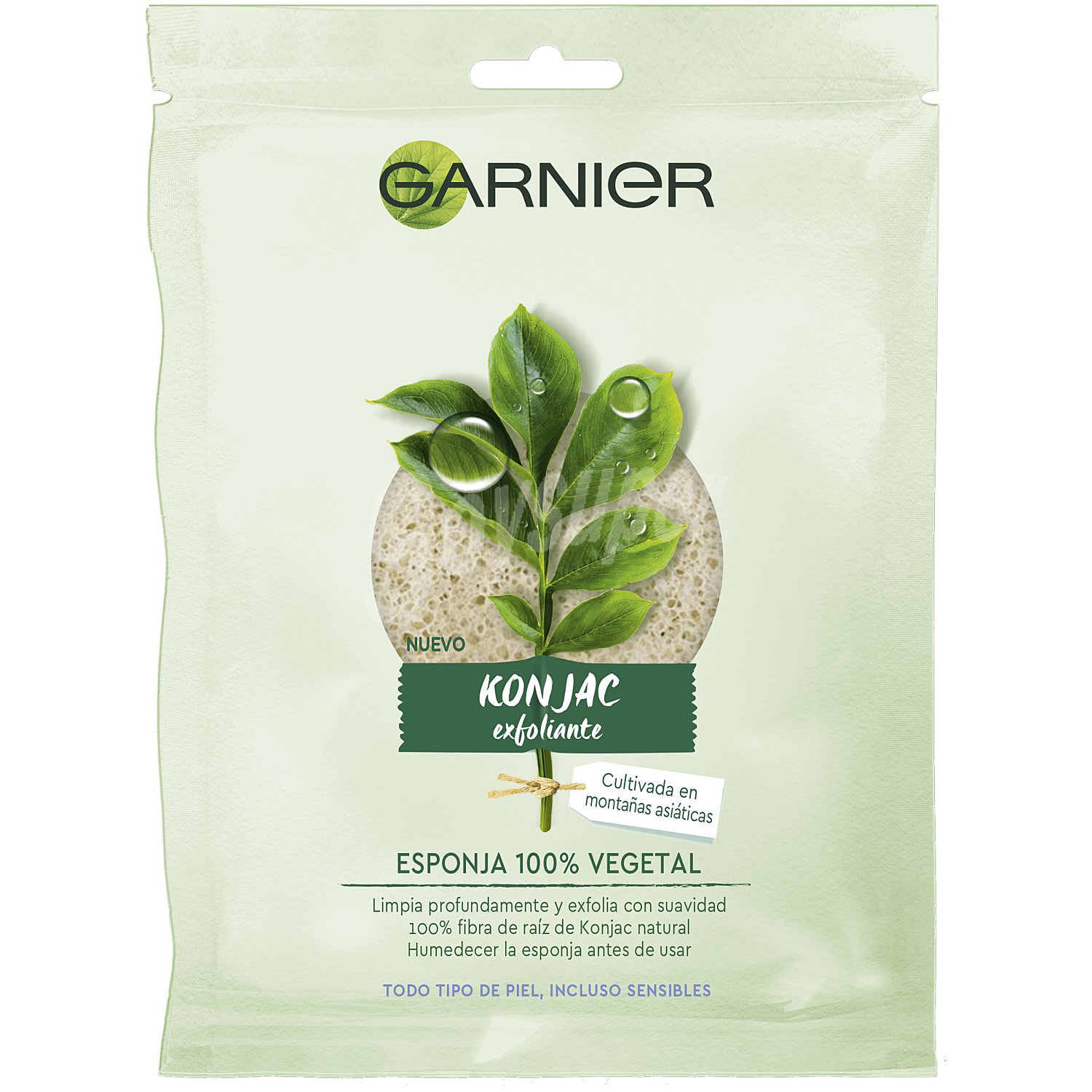 Bio esponja vegetal exfoliante konjac