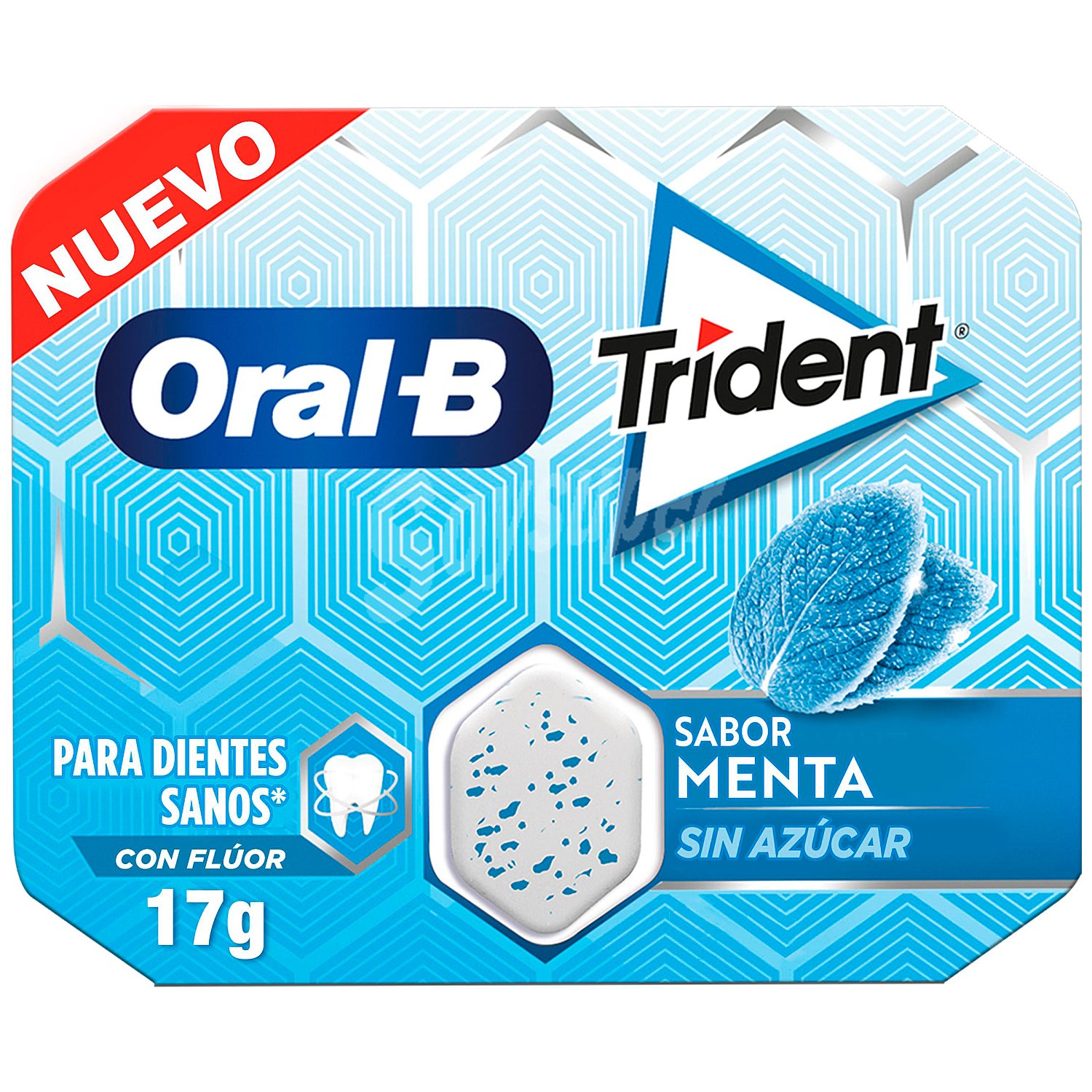 Oral b chicle grageas sabor menta paquete 10 uds