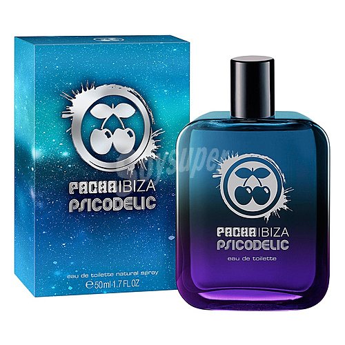 Pacha Eau de toilette para hombre con vaporizador en spray pacha Ibiza psicodelic