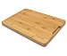 Tabla de cortar de madera de bambú de 33x23x2 centímetros,