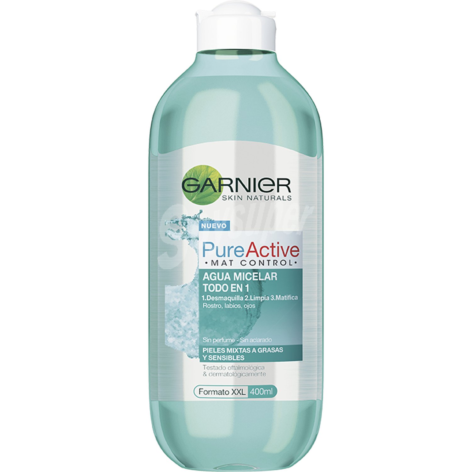 Pure active agua micelar todo en uno piel grasa/mixta