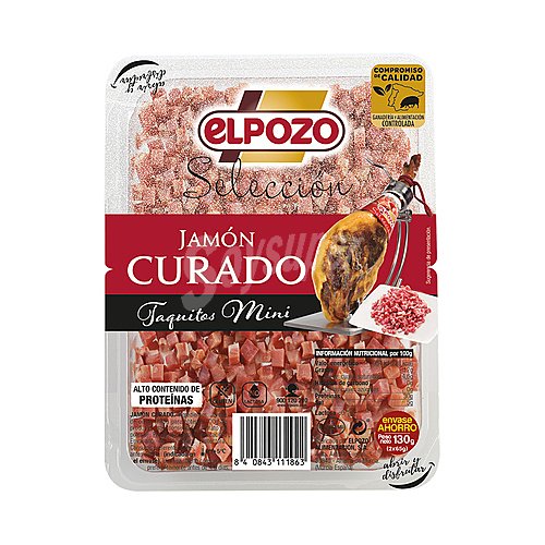 EL pozo Mini taquitos de jamón curado EL pozo Selección