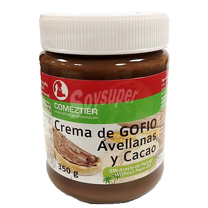 Comeztier Crema de gofio avellanas y cacao comeztier