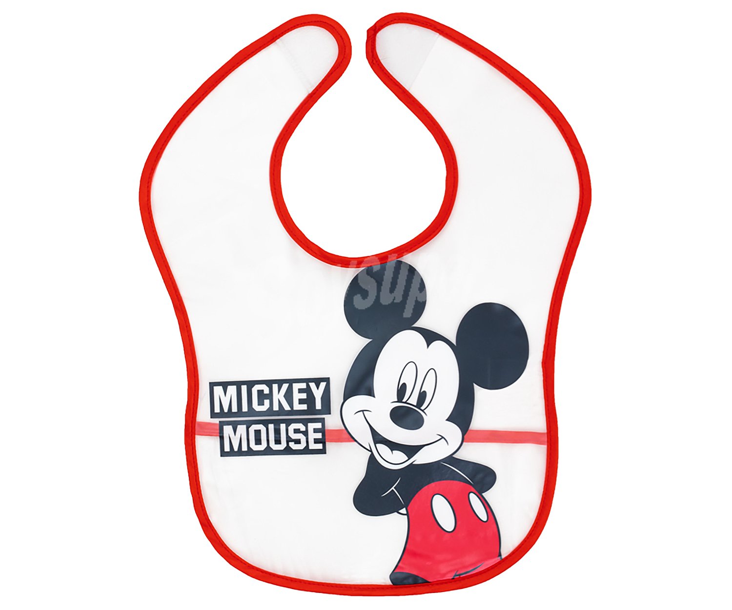 Pack de 2 baberos de rizo con velcro, mickey.