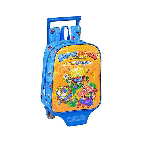 Mochila infantil con ruedas serie 8 de 27 x 32 x 10 cm. superzings.