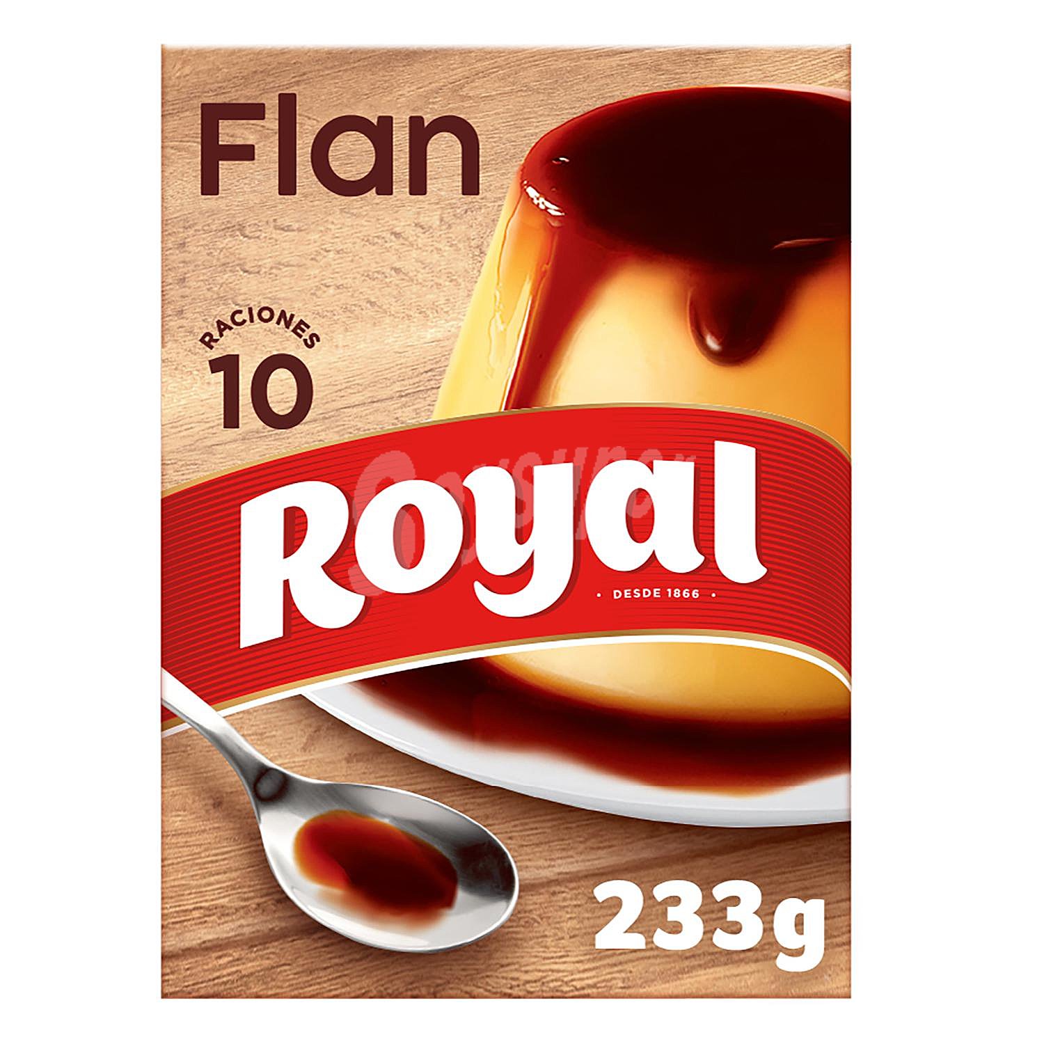 Preparado para flan contiene caramelo líquido