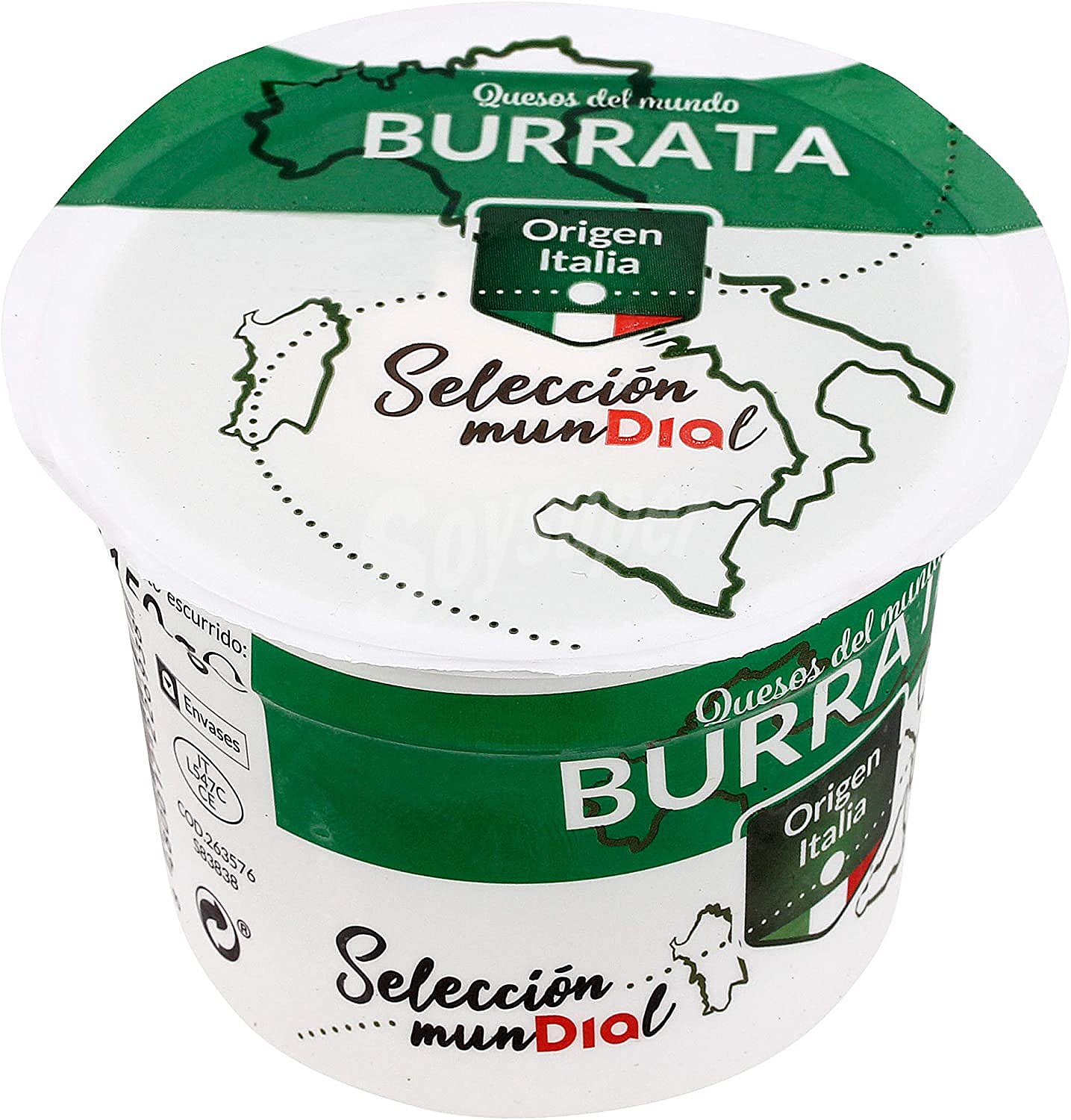 Queso burrata Selección Mundial