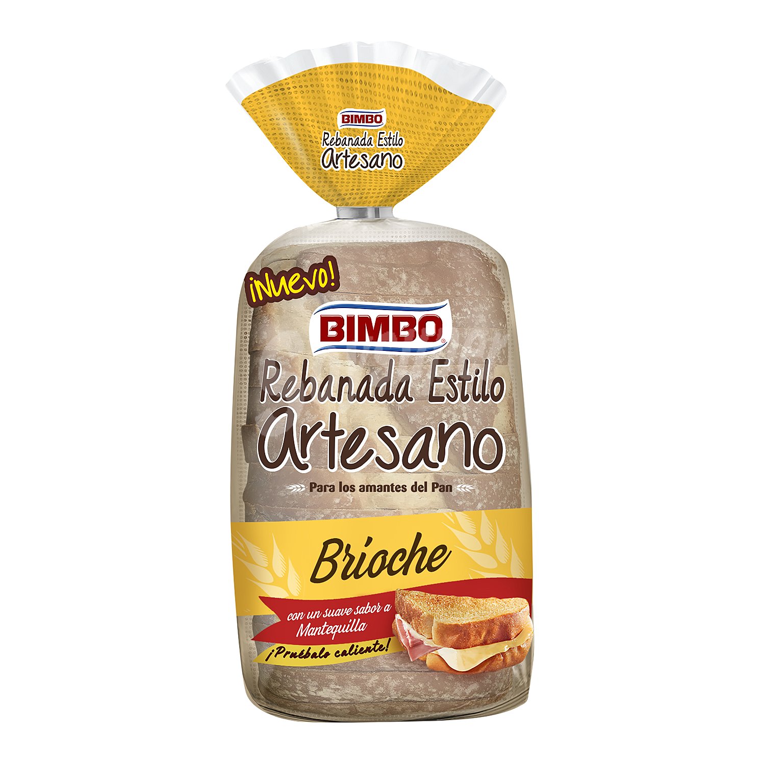 Pan de molde artesano brioche bolsa 550 G