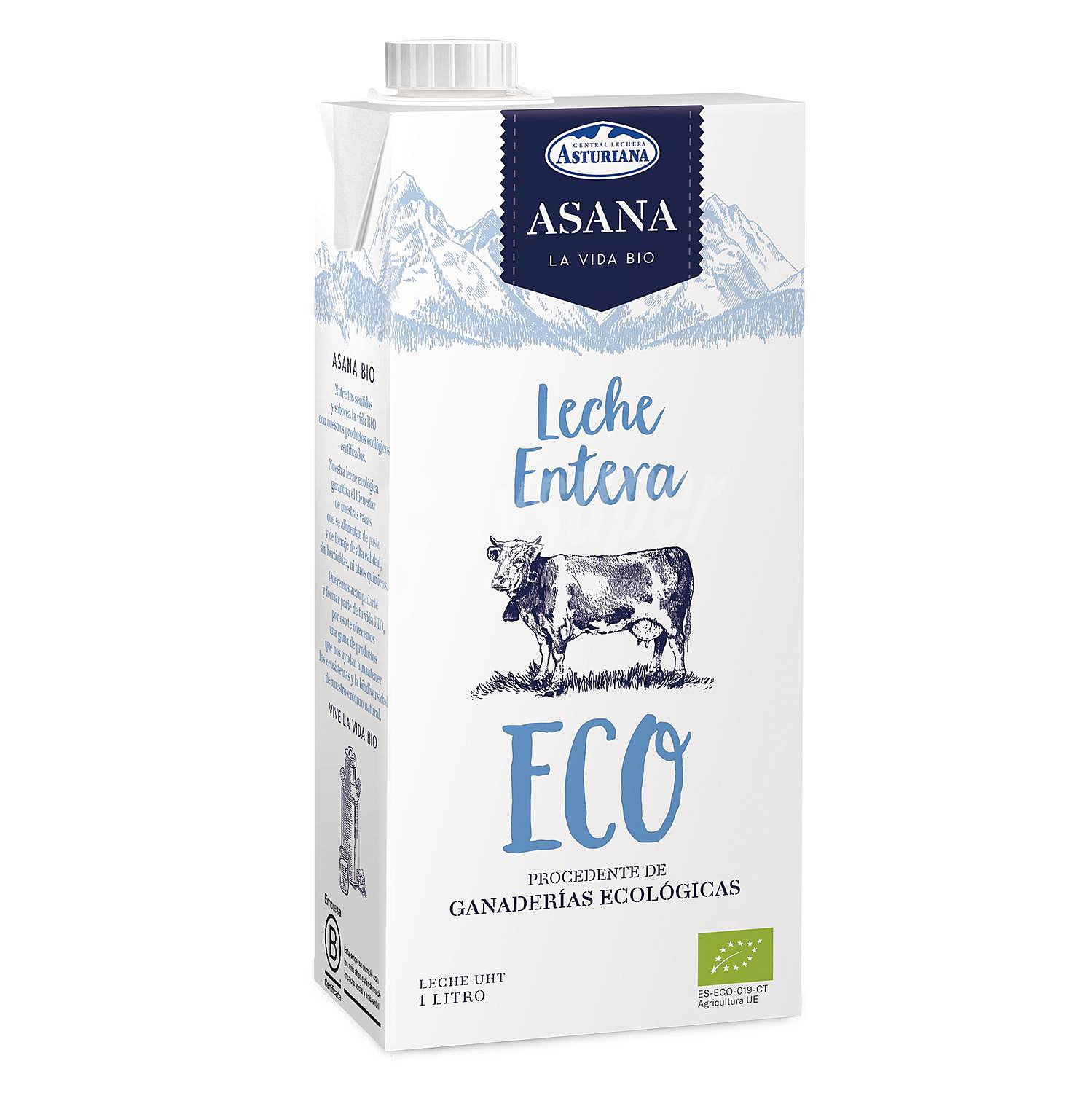 Leche de los Alpes entera ecológico