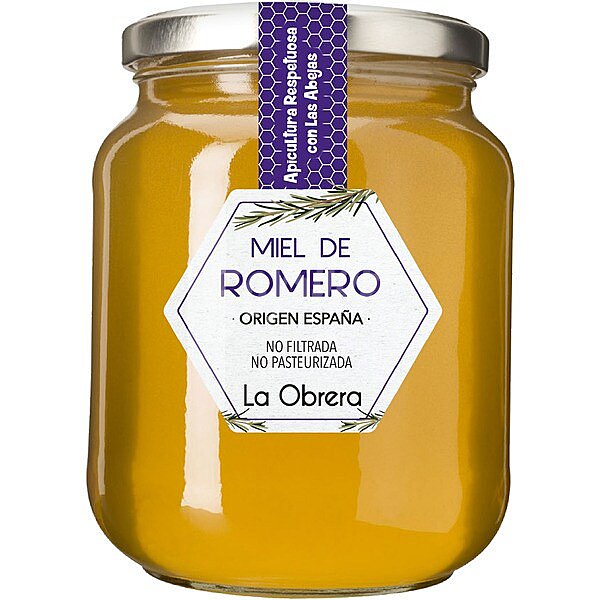 Miel de romero cosechada en España tarro 950 g