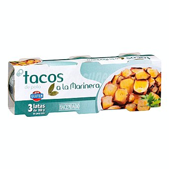 Pota marinera tacos conserva