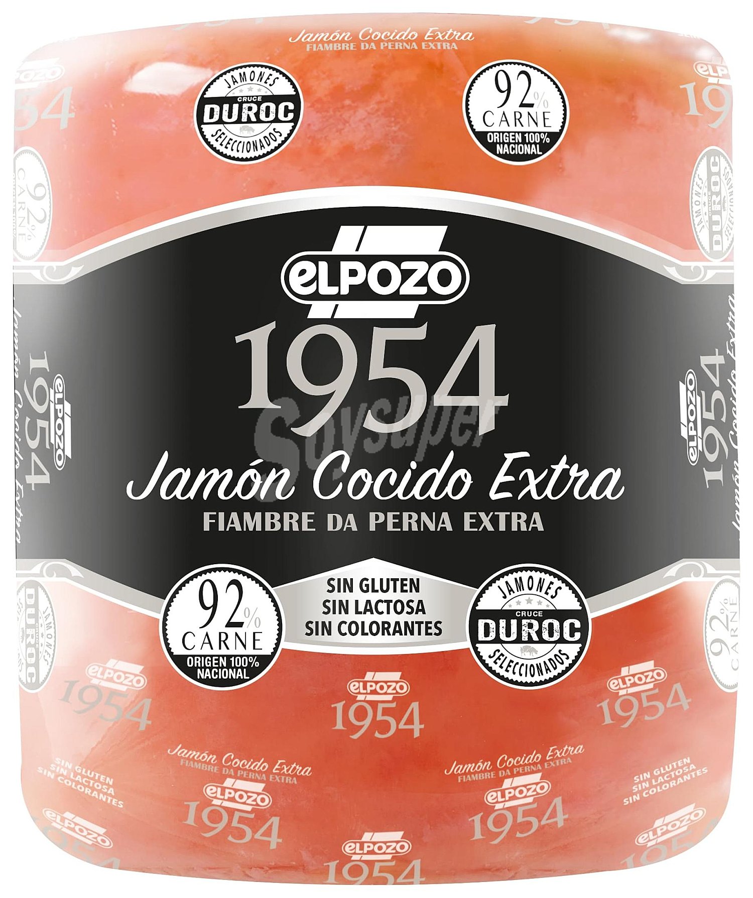 Jamón cocido de categoria extra cortado en lonchas edición 1954