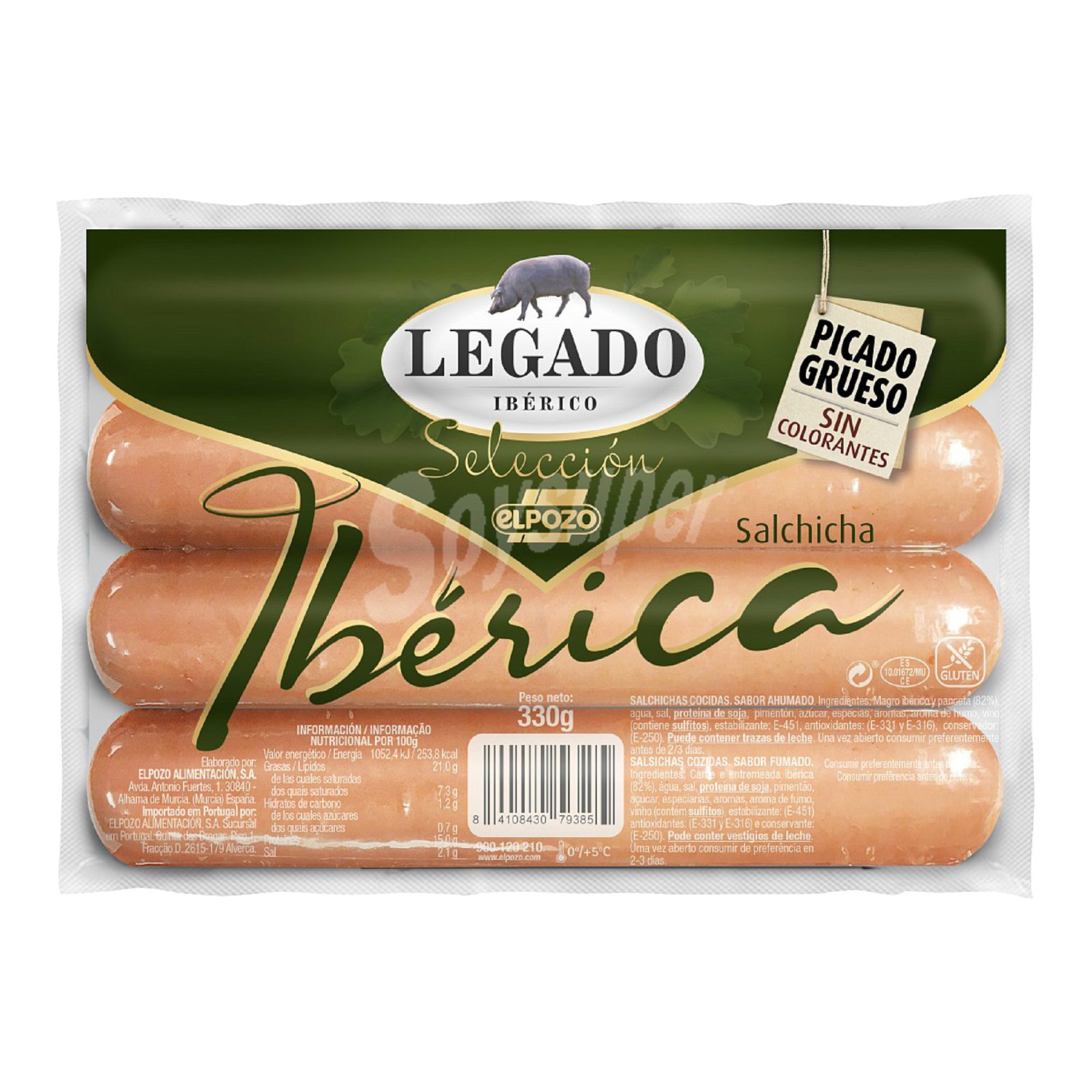 Legado salchichas envase 330 gr