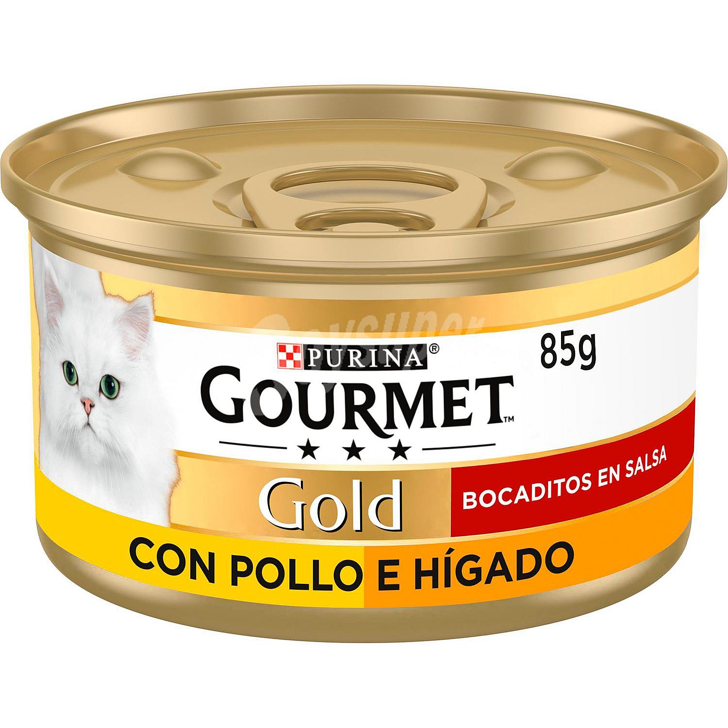 Comida húmeda de hígado y pollo para gato adulto Purina Gourmet