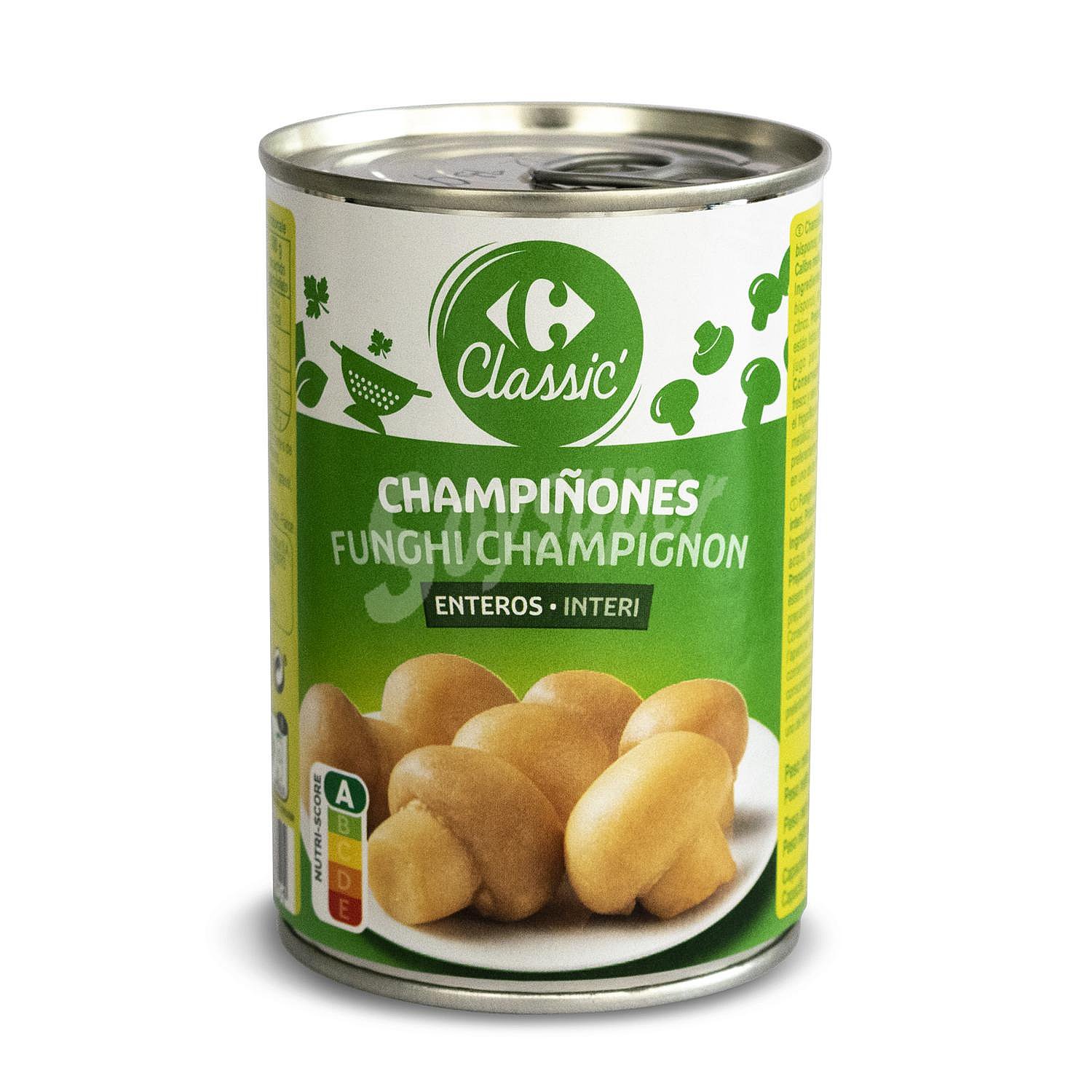 Champiñones enteros Classic Carrefour