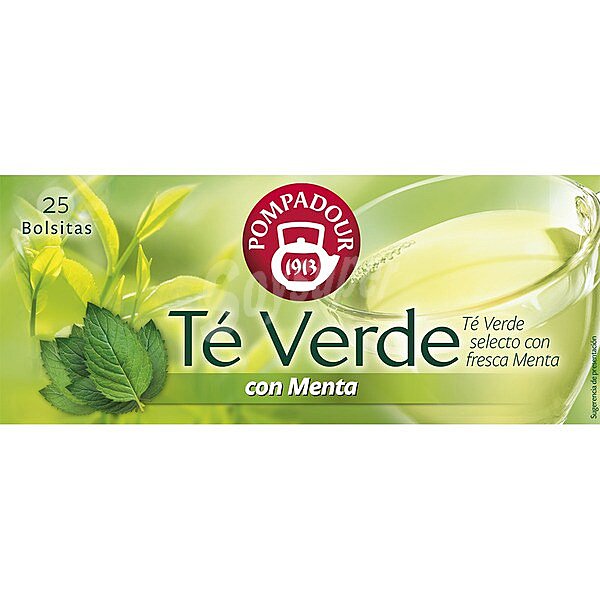 té verde con menta