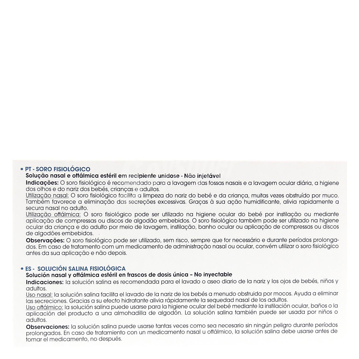 Corine DE farme Suero fisiológico (solución nasal y oftálmica) en monodosis para bebés corine DE farme