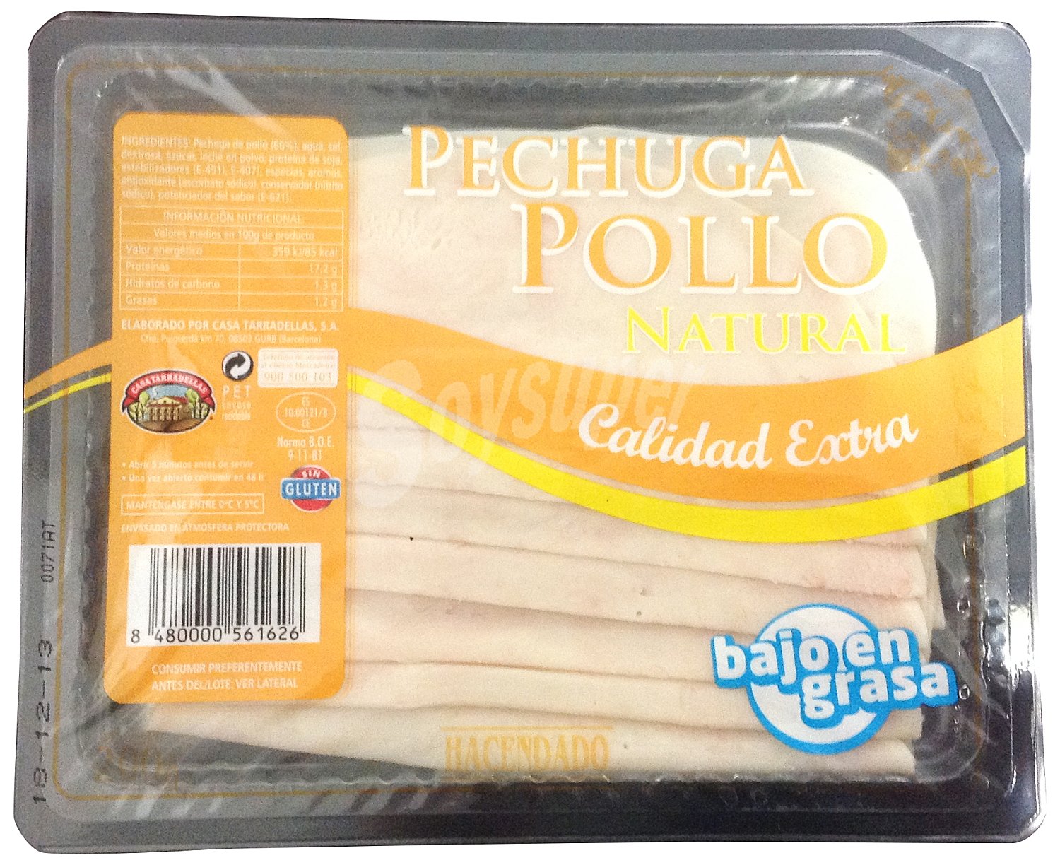 Pechuga de pollo al corte