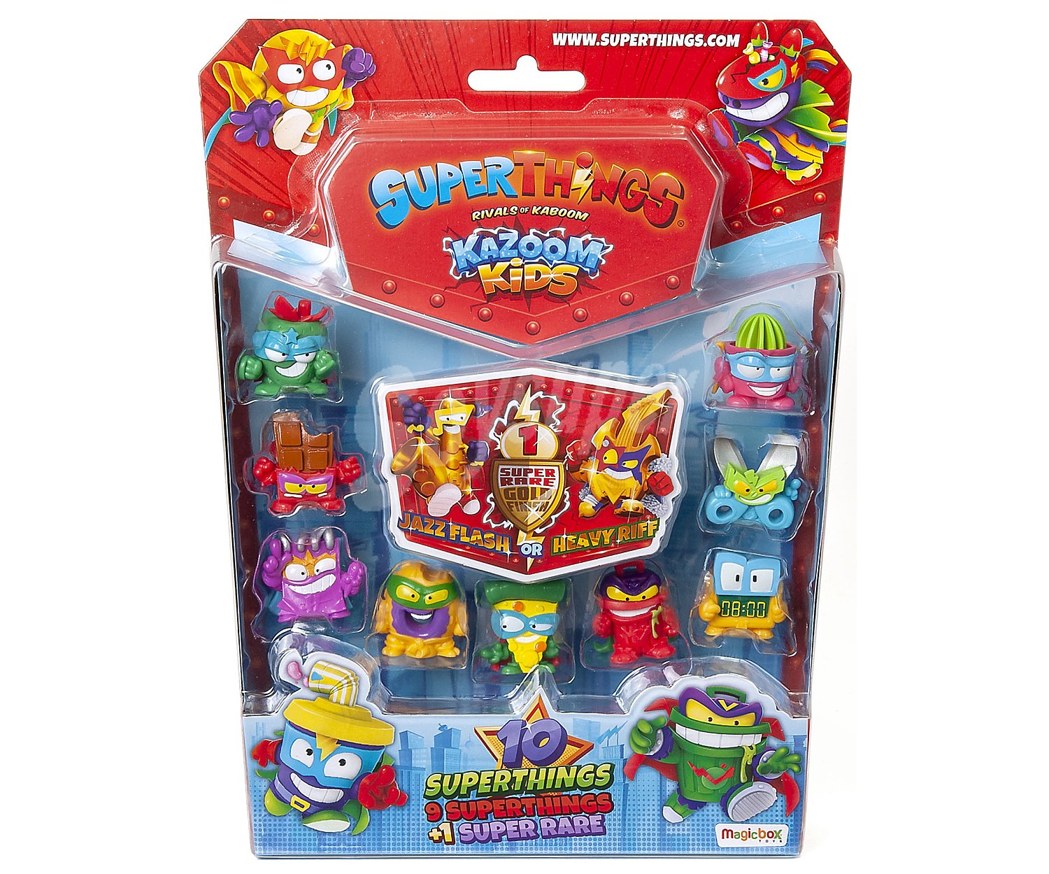 Pack de 10 figuras superthings.