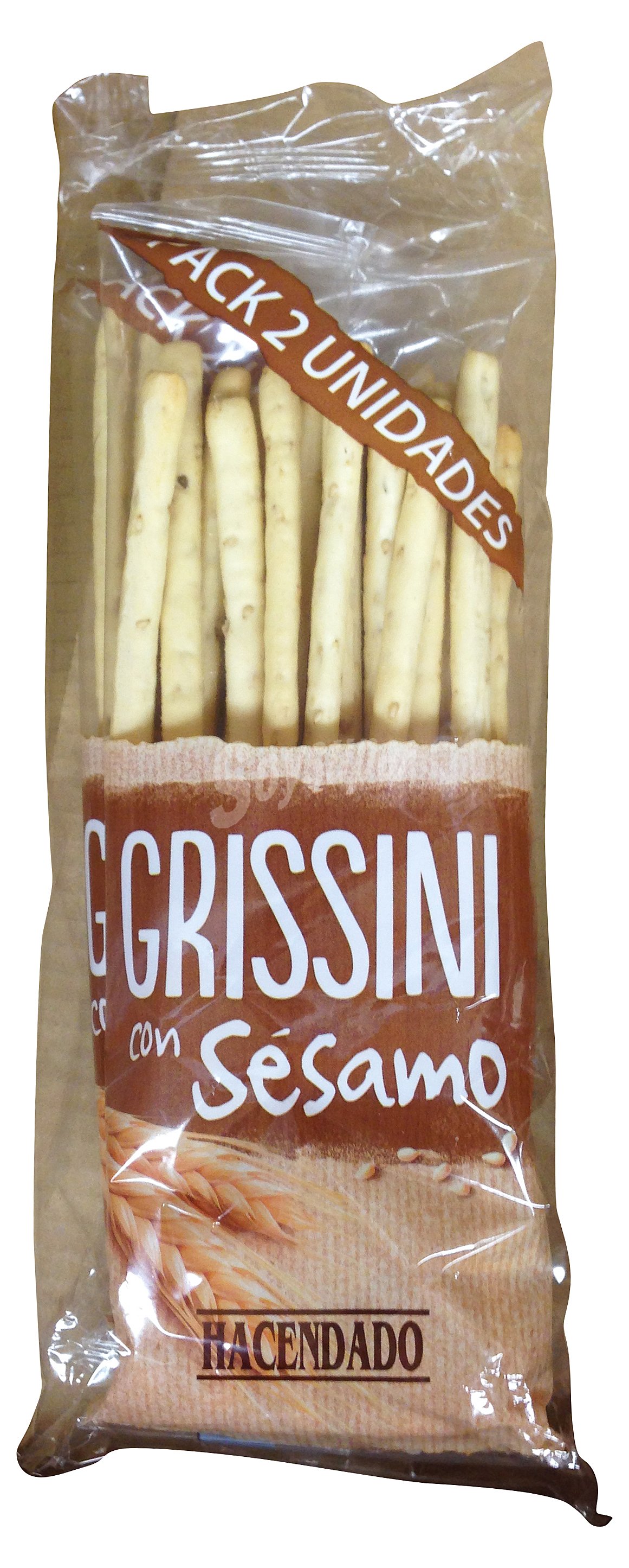 Grissini palitos de pan con sésamo