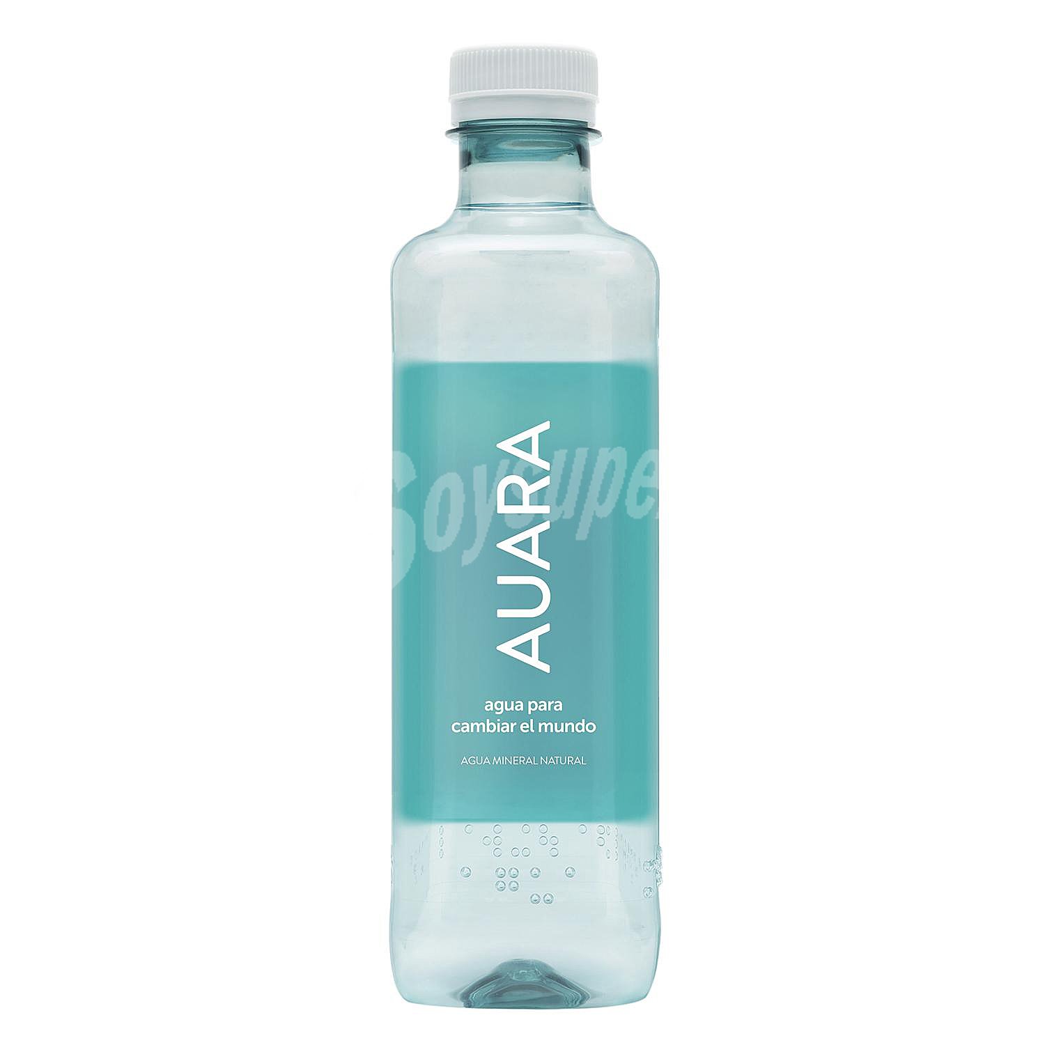 Agua mineral natural sin gas botella