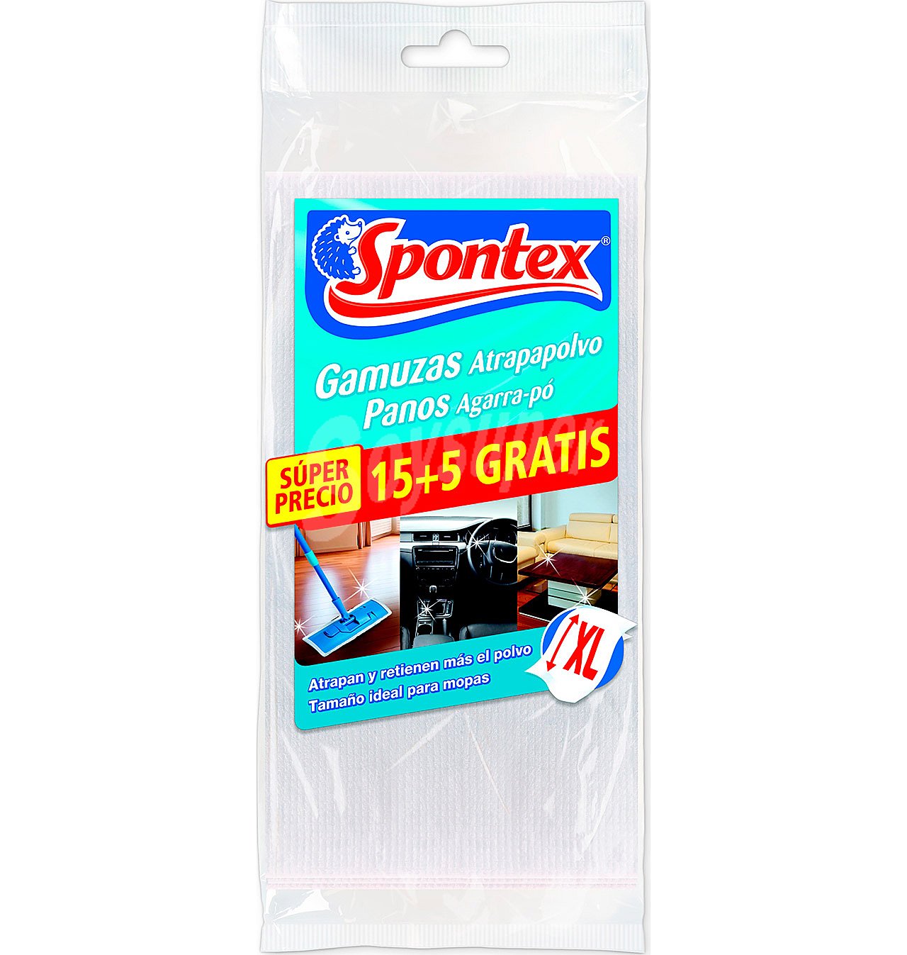 Gamuza spontex atrapapol