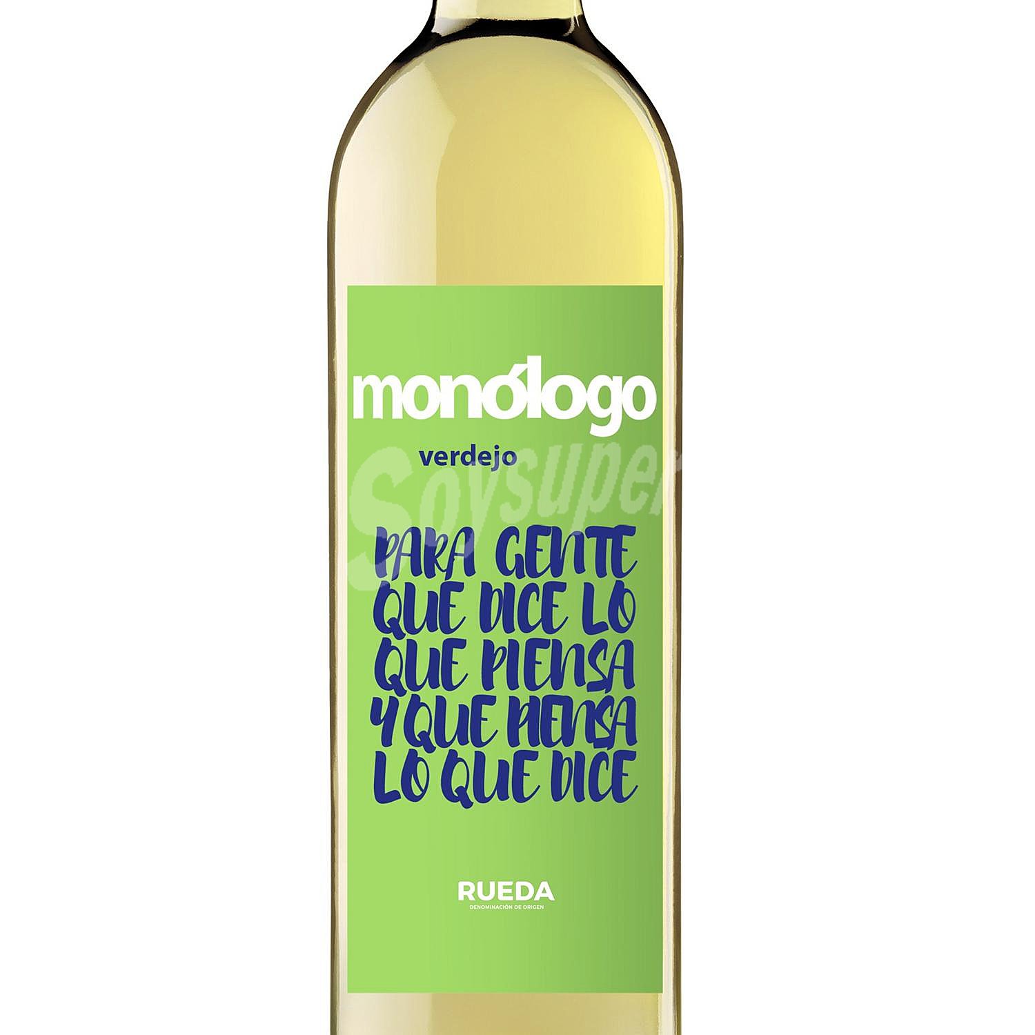 Vino blanco verdejo con denominación de origen Rueda