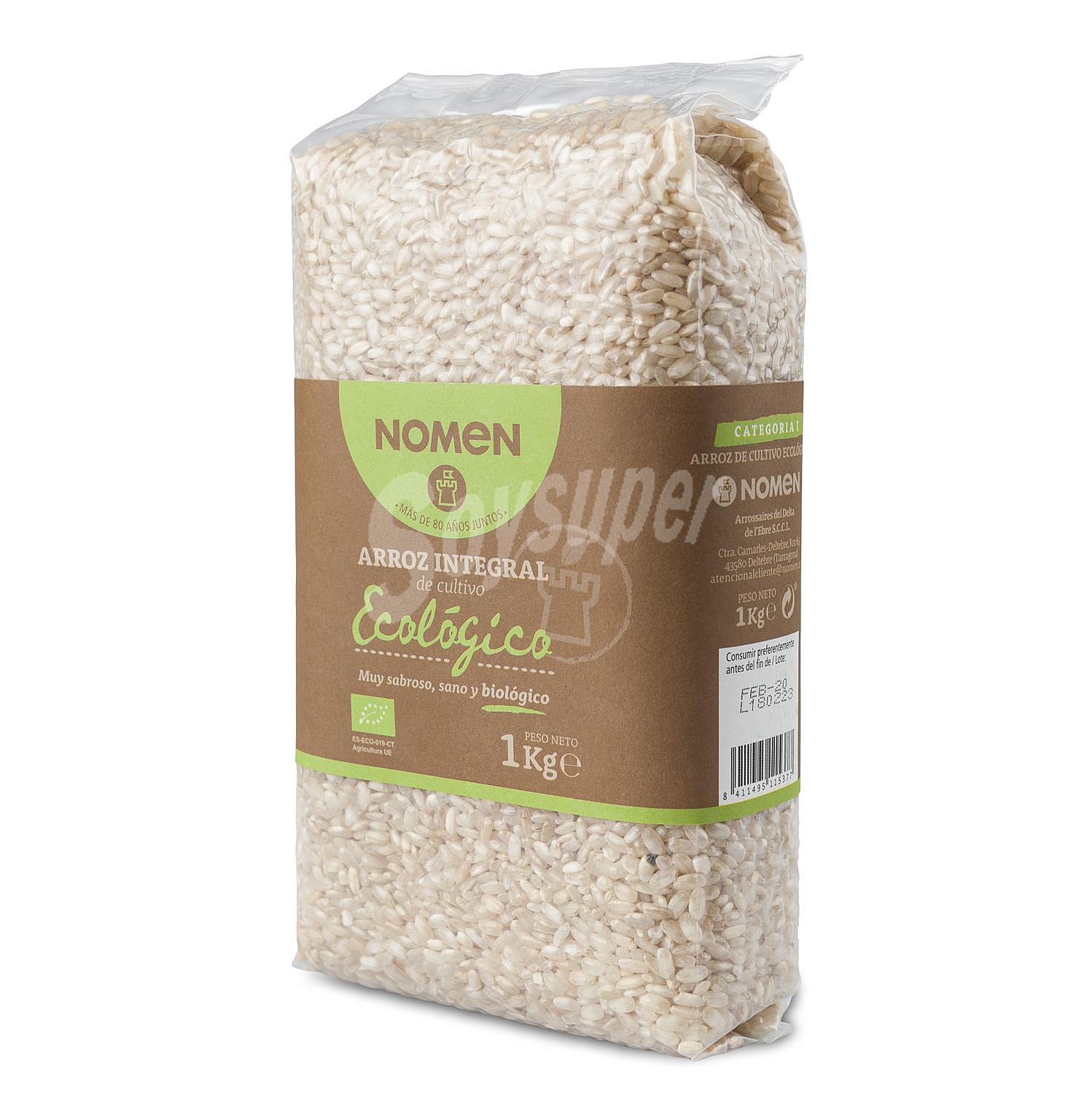 Arroz integral ecológico