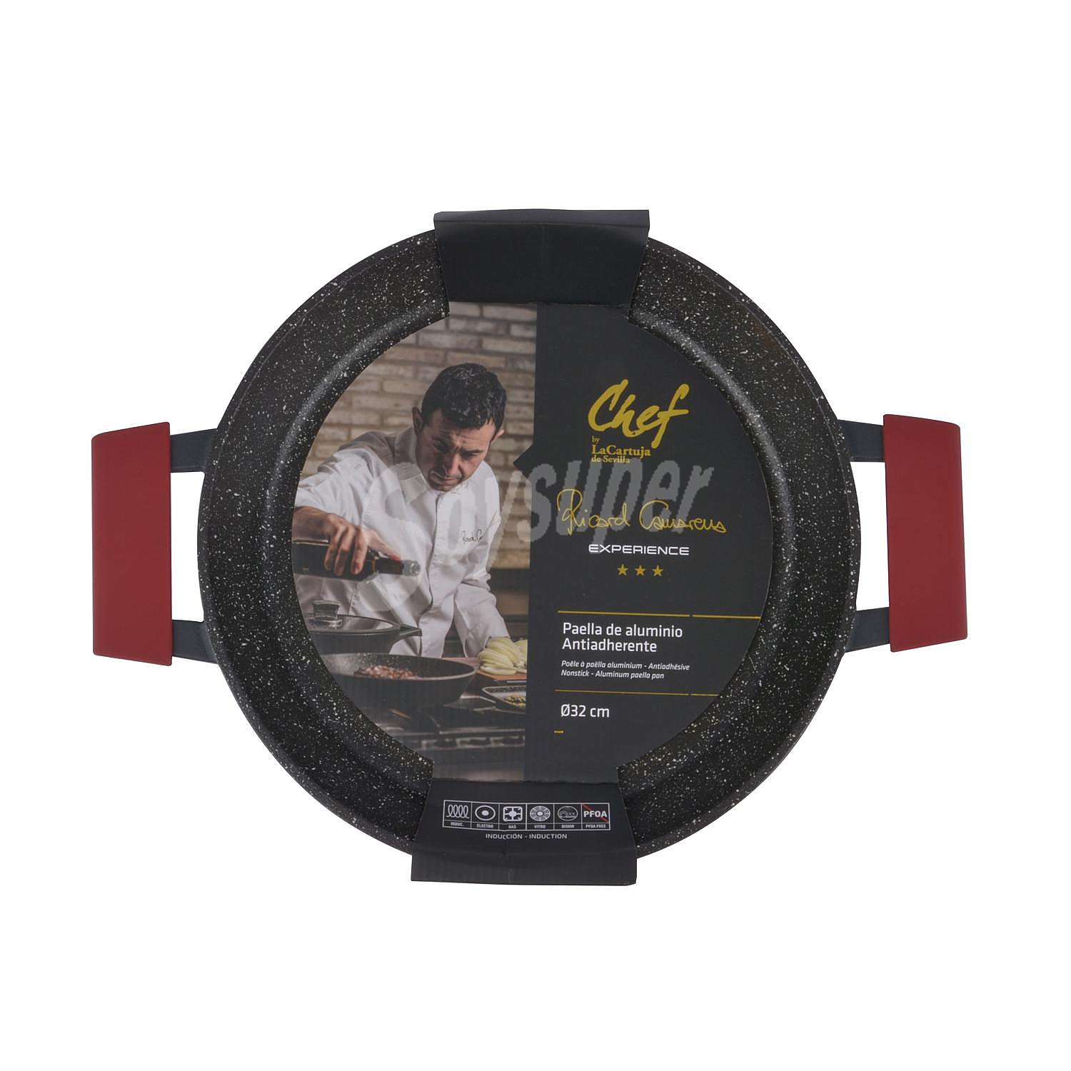 Paella chef Ricard camarena 32 cm - Negro