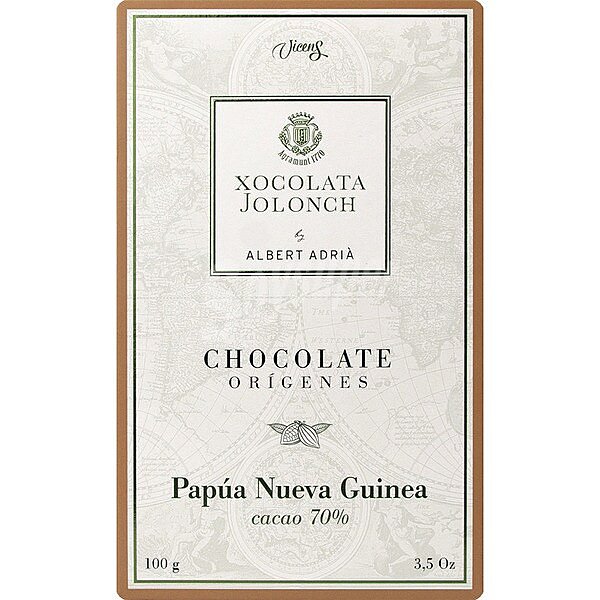 Orígenes Papúa Nueva Guinea chocolate 70% cacao