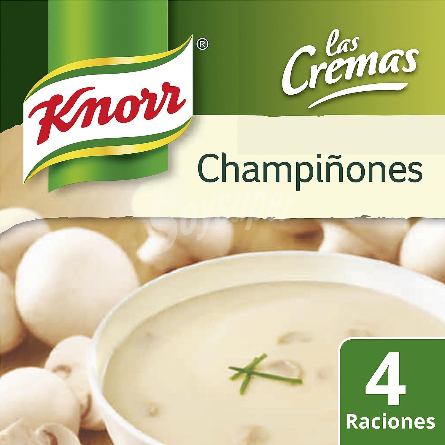 Crema de champiñones Knorr